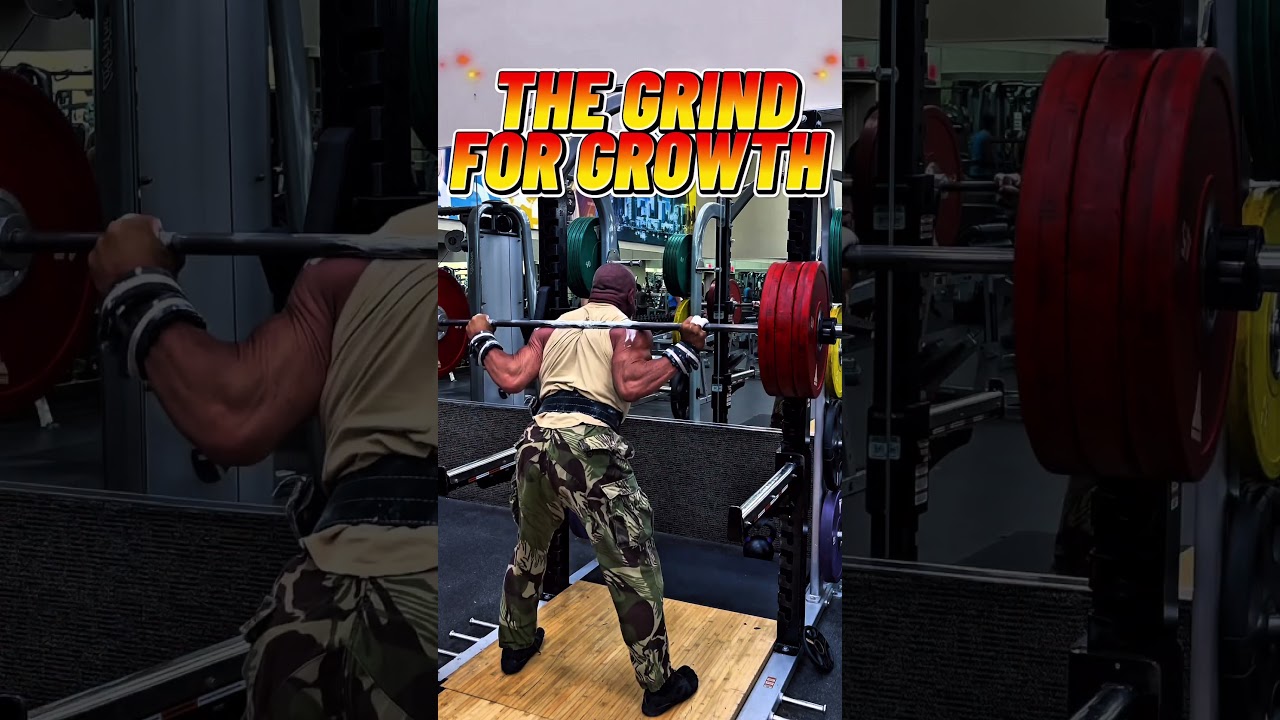 THE GRIND FOR GROWTH #workout #SQUATS #motivation