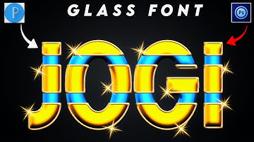 Glass font name editing on Pixellab Ps Touch - How to make glass font in Android - Zarraq Creation