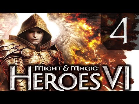 Видео: Герои 6(Might & Magic: Heroes VI)- Сложно - Прохождение #4 Святилище-1