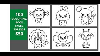 Make Money On Fiverr Selling Coloring Book Pages Images Fiverr Easy Work