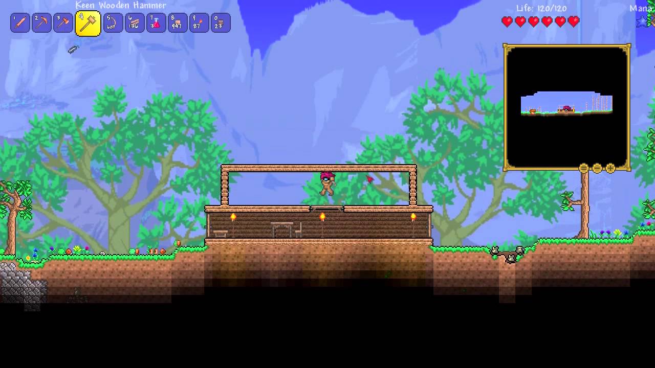 Crazy Spike jak zbudować dom [Terraria] Odcinek 2 YouTube
