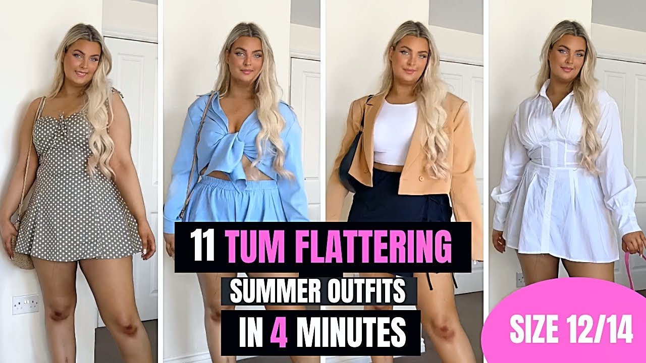 11 TUMMY FLATTERING SUMMER OUTFITS IN UNDER 4 MINUTES MIDSIZE SUMMER