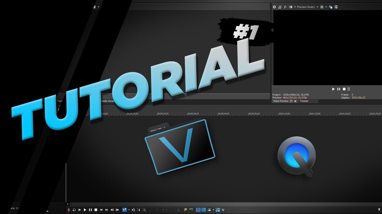 » Tutorial #1 « | Using .mov files alpha channel properly in Sony Vegas