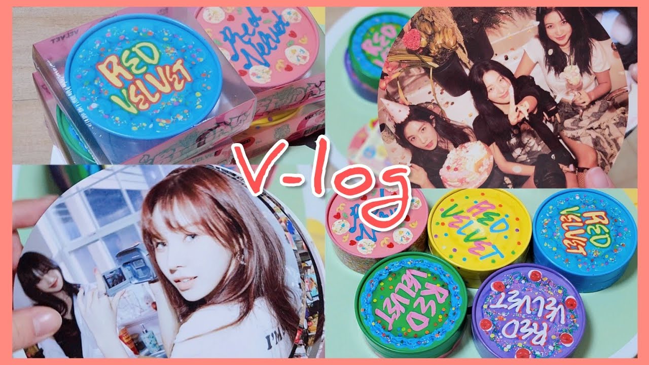 [덕질로그 #1 러비] 레드벨벳 'Birthday' 케이크 버전 앨범깡💖💛💙💚💜 (Yes-ah ㄱㅅㅎㄴㄷ🙇🏻‍♀️)