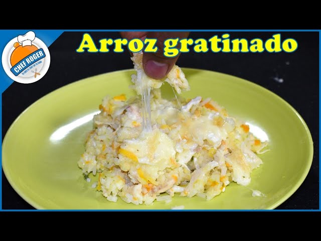 Prueba esta manera única de hacer el arroz, arroz gratinado | Chef Roger Oficial