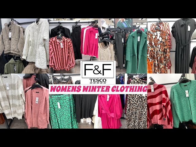 TESCO F&F WOMENS WINTER CLOTHING OCT 2022, F&F CLOTHING
