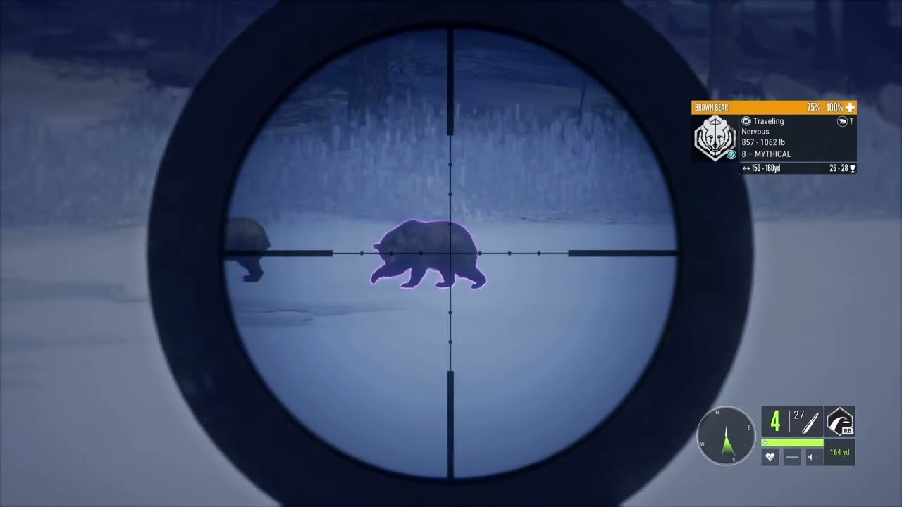 Thehunter call of the wild Mythical brown bear