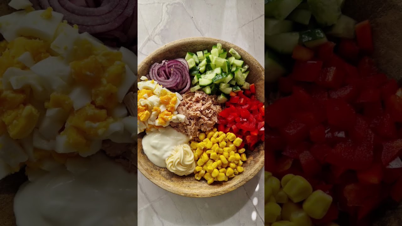 Rezept für Thunfischsalat mit Ei und Gurke, schnell und einfach gemacht ...