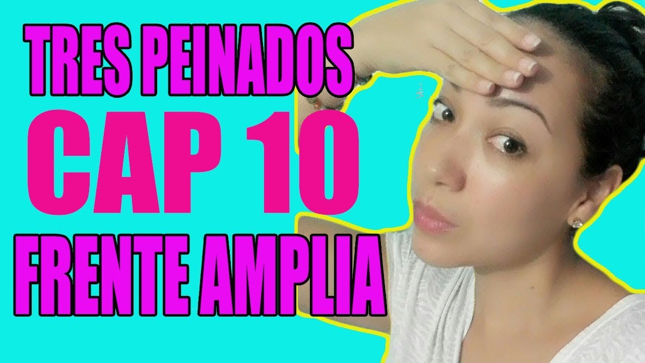 NUEVOS PEINADOS PARA DISIMULAR LA FRENTE GRANDE❤️AMPLIA// SERIE COMO  DISIMULAR UNA FRENTE GRANDE #10 - YouTube