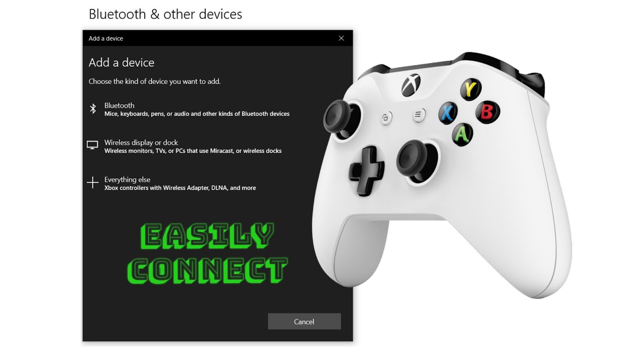 How to Wirelessly Connect Xbox One Controller with Windows 10 Laptop ...