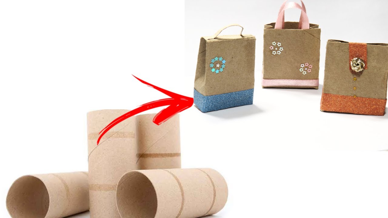 IDEIA DE ARTESANATO COM ROLO DE PAPEL HIGIÊNICO