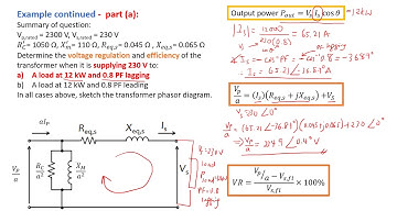 Single-phase Transformer example