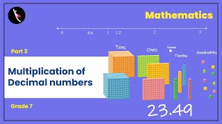 दशमलव संख्याओं का गुणन | Part 3/4 | Multiplication of Decimal numbers | Hindi | Class 7