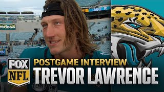 Trevor Lawrence on Jaguars' win over Panthers, changing footwork | NFL on FOX