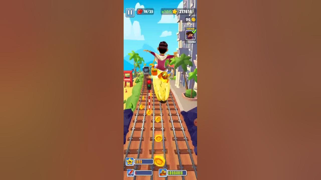 Subway Surfers Speed Run Game Video 