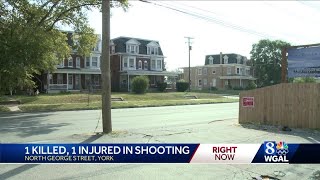 Two people shot, one killed, in York