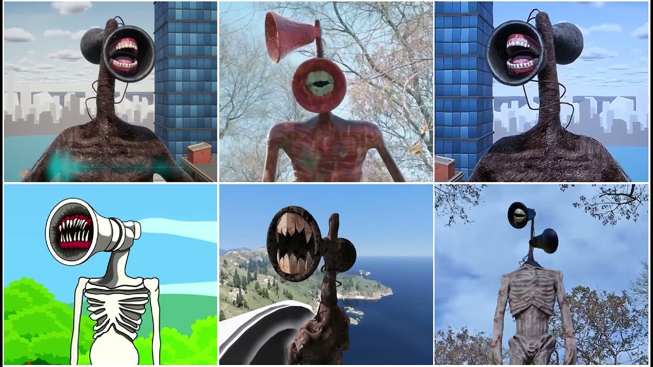 Siren head mix combo coffin dance meme song (cover)| siren head megamix coffin dance song cover  |