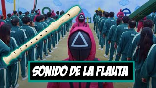 El juego del calamar, sonido de la flauta (Way Back then) flauta easy Completa