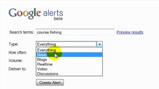 The best way to set up google alerts for your niche.