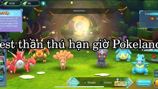 Test mê cung hạn giờ Pokeland Legend tỉ lệ ra khá cao game poke đại chiến screenshot 3