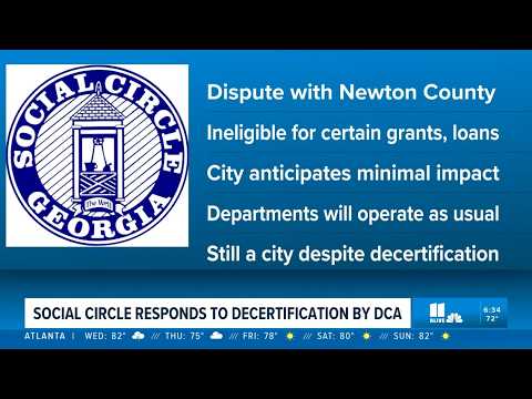 Social Circle responds to decertification by DCA