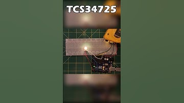 Sensor color TCS34725 | TCS34725 Arduino | TCS34725 RGB Color Sensor Arduino