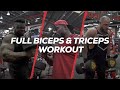 Full Biceps and Triceps Workout | IFBB Pro Blessing Awodibu ft. Andrew Jacked & Quentin Berghmans