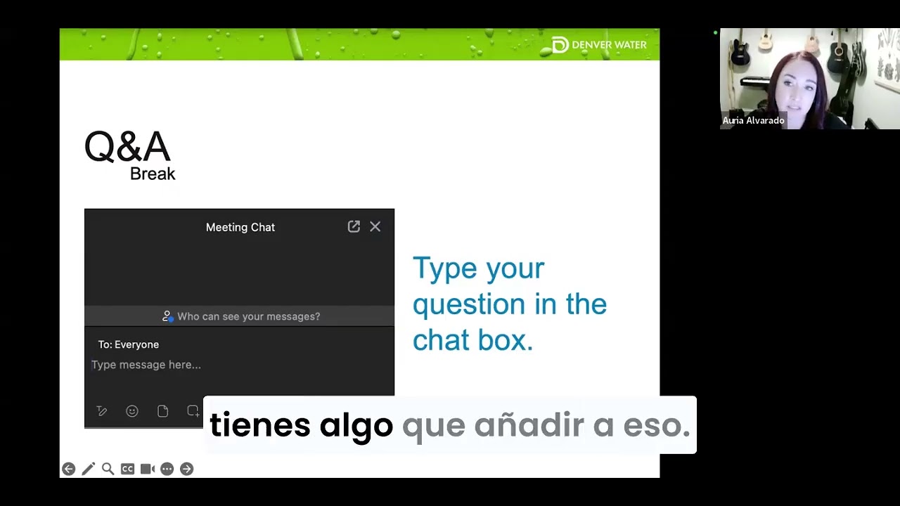 Grabación de reunión virtual sobre proyecto de reemplazo de tuberías de Sheridan Boulevard