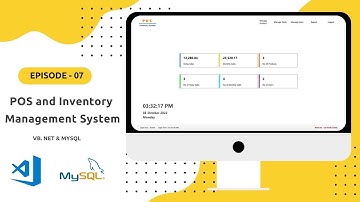 POS and Inventory Management System in VB.NET and MySql database - Part 7 | VB.NET Tutorial