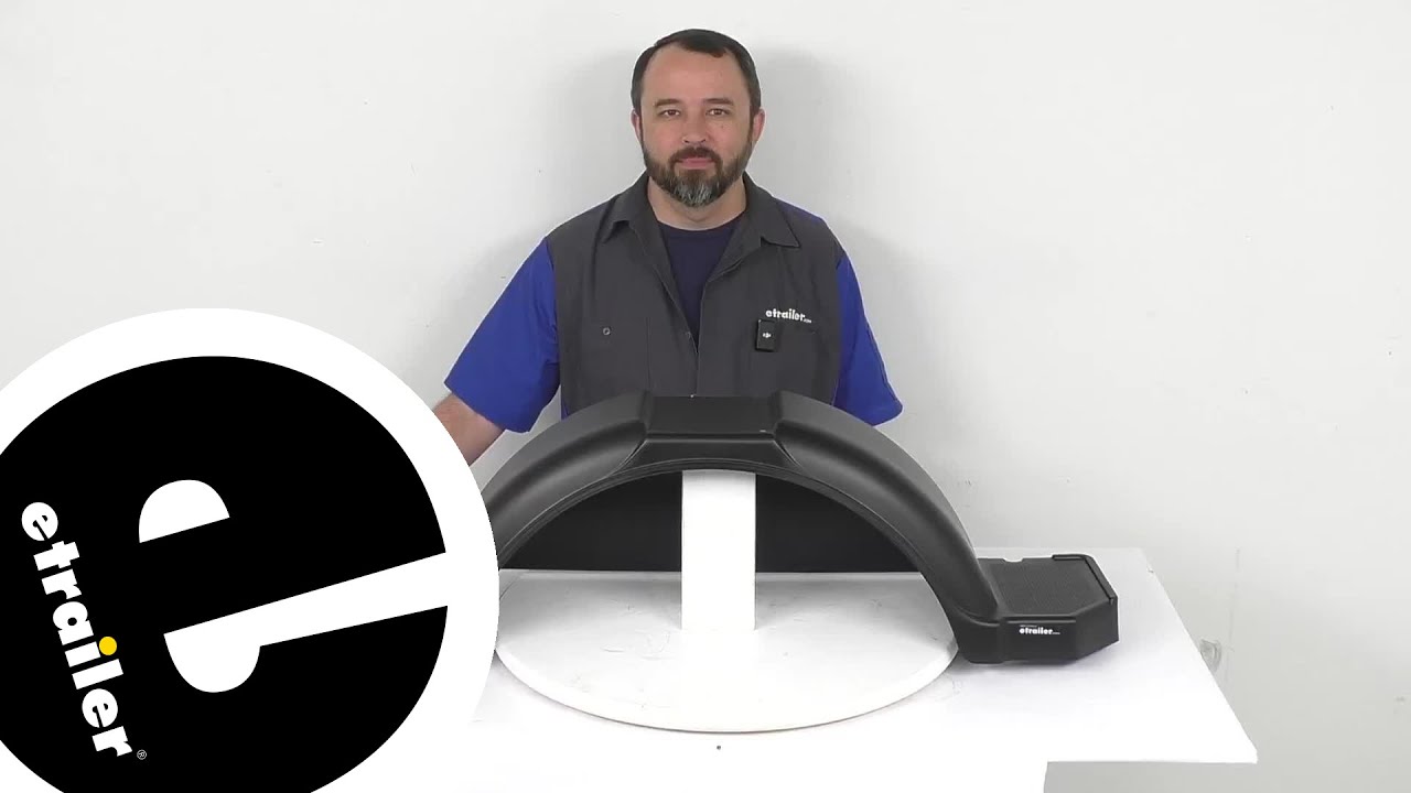 Review of CE Smith Trailer Fenders - Black Plastic Single Axle Trailer Fender Qty 1 - CE19503