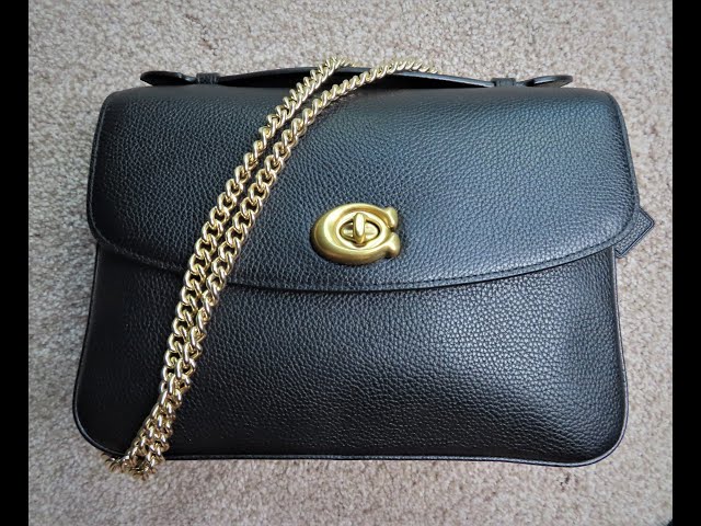 Coach | Bags | Darling Classic Black Coach Clutch Purse With Chain Strap  And Snapping Clasp | Poshmark