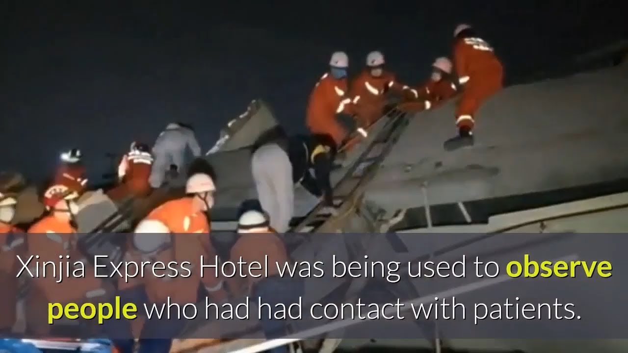 10 killed as coronavirus quarantine hotel collapses in China