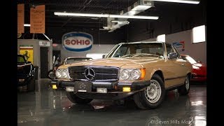 1979 Mercedes 450SL - 5,145 Original Miles, STUNNING CONDITION, Both Tops - Seven Hills Motorcars