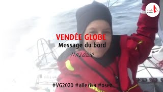 Vendée Globe - Message Du Bord - Isa Envoie De La Toile
