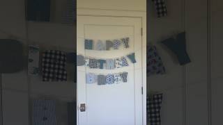 DIY birthday banner  !!! 🫶🏼  #birthdaybanner #favbricbanner #diy