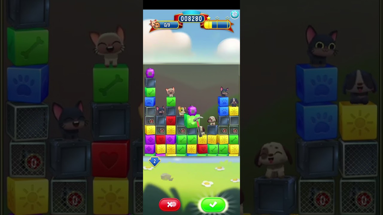 Pet Rescue Saga level 4498 one baloon