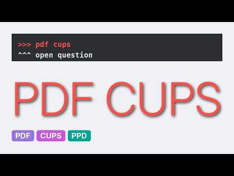 Unix & Linux: How to reverse-engineer a CUPS printer/print job? (2 Solutions!!)