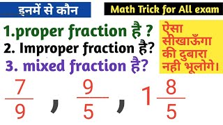 Number system || Learn FRACTION || Proper fraction || Improper fraction || Mixed fraction ||