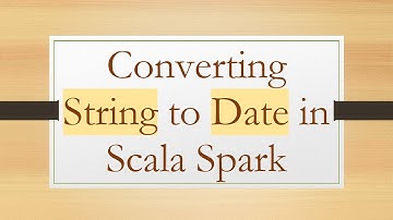 Converting String to Date in Scala Spark