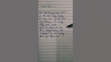 Thumbnail of God's Plan - Drake #songlyrics #drake