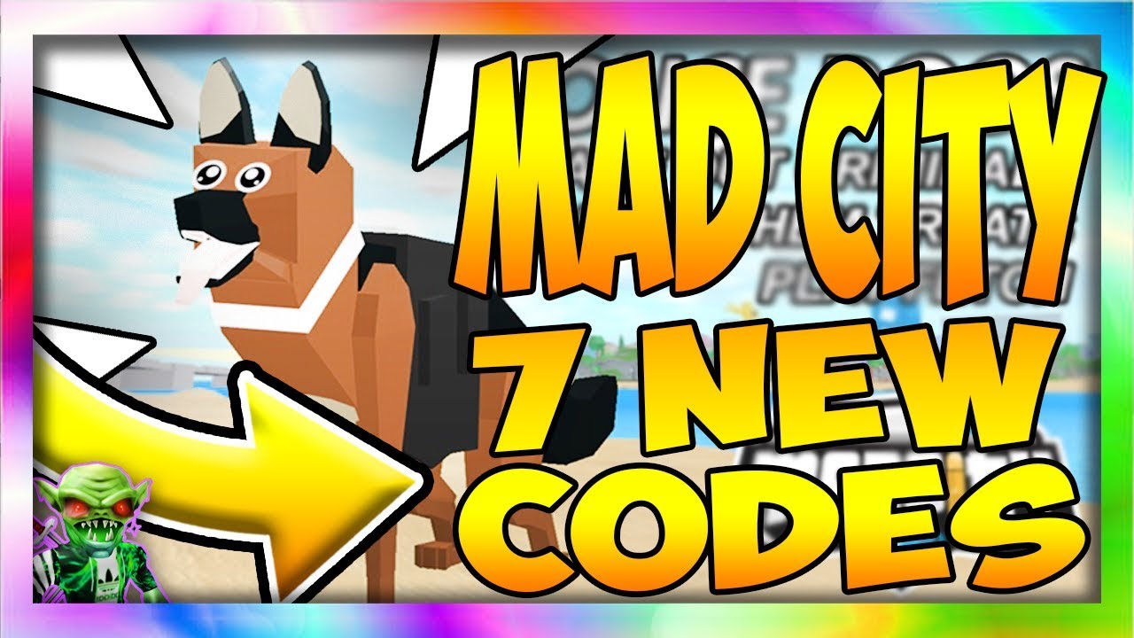 7 New Codes Mad City Dogs Roblox Roblox Mad City Codes Youtube - wszystkie kody w madcity na roblox
