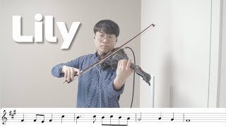 Alan Walker｜Lily｜Sheet Music｜Electric Violin Cover｜Encore Resimi