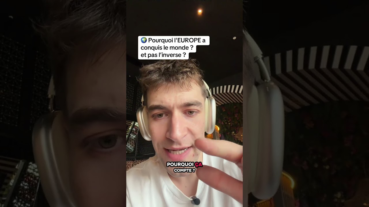 🌍 Pourquoi l'EUROPE a conquis le monde ? et pas l’inverse ?