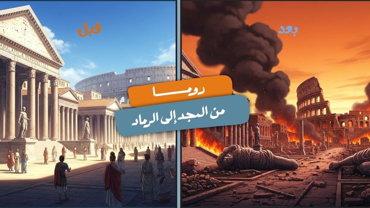 من القمة الى الهاوية: 6 أسرار خيالية عن سقوط روما إمبراطورية الألف عام!!