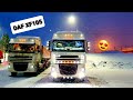 DAF ПУШКА🔥ЛЯ КАКАЯ КРАСОТА))ПОДКЛЮЧИЛ ВСЁ,БУКСУЕМ ПОГОДА УЖАС