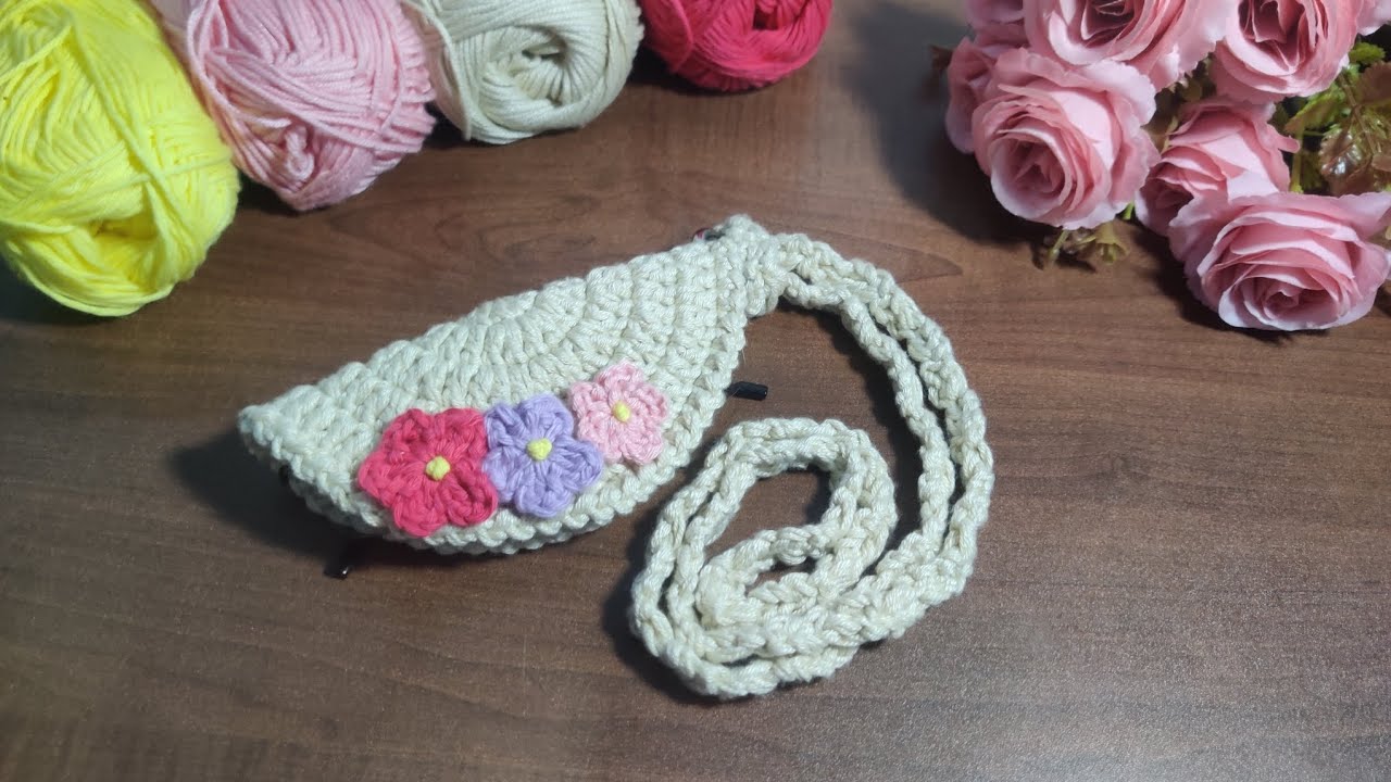 Wow ~ Handcrafted Crochet Glasses Holder | Made With Cotton Wool Thread | 