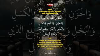 " DO'A Berlindung dari sifat penakut, pelit,,malas & hina." #shorts #islam #doa