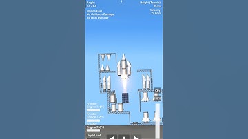 wait for end||3 stage rocket #shorts #sfs #rocket #youtubeshorts #shortvideo #warthunder #missile