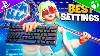 *NEW* (UPDATED) Best Keyboard &amp; Mouse🤯 SETTINGS For Fortnite Chapter 7 Season 1!