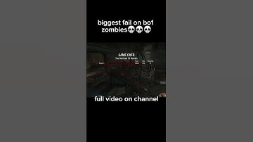biggest fail on bo1 zombies💀💀💀💀💀 #blackops #codzombies